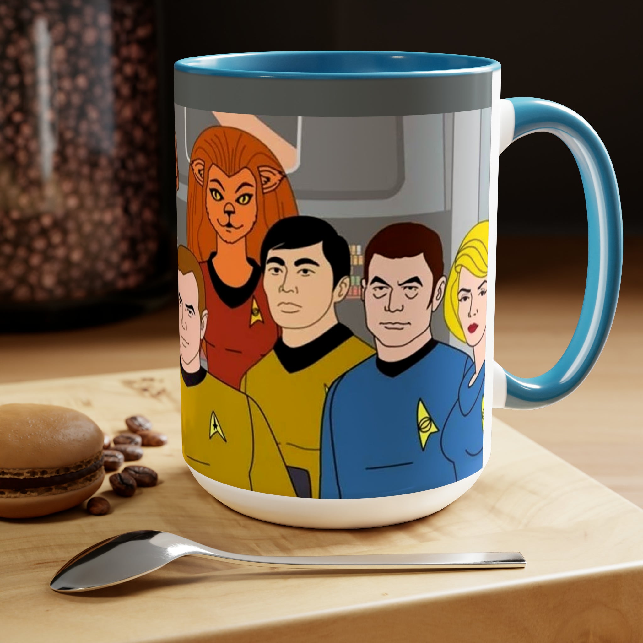 Star Trek Collection- White Ceramic Mug - Creations by Chris and Carlos